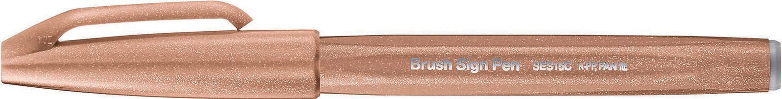 Pentel Brush-Pen Braun SES15C-E2X