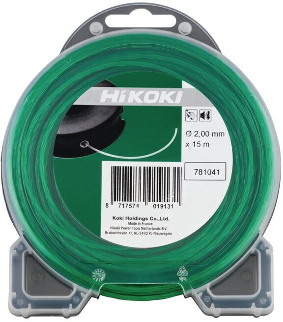 HiKOKI Trimmerfaden spiralförmig 2.0mm grün L 126m 370g (781043)