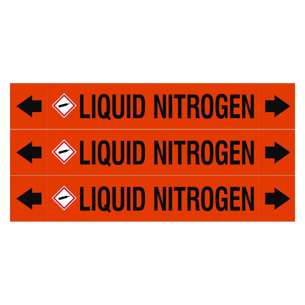 Brady ASME - Rohrmarkierer - Liquid Nitrogen (312955)