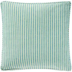 IB Laursen Boxkissenbezug Linea - Gestreift, 45 x 45 cm, hellgrün