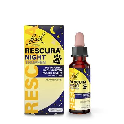 Bachblüten Original Rescura Night Pets Tro.alk.fr. 10 ml Tropfen