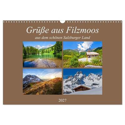 Grüße aus Filzmoos (Wandkalender 2027 DIN A3 quer), CALVENDO Monatskalender