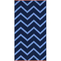 Strandtuch Beach Wave 90 x 180 cm, blau