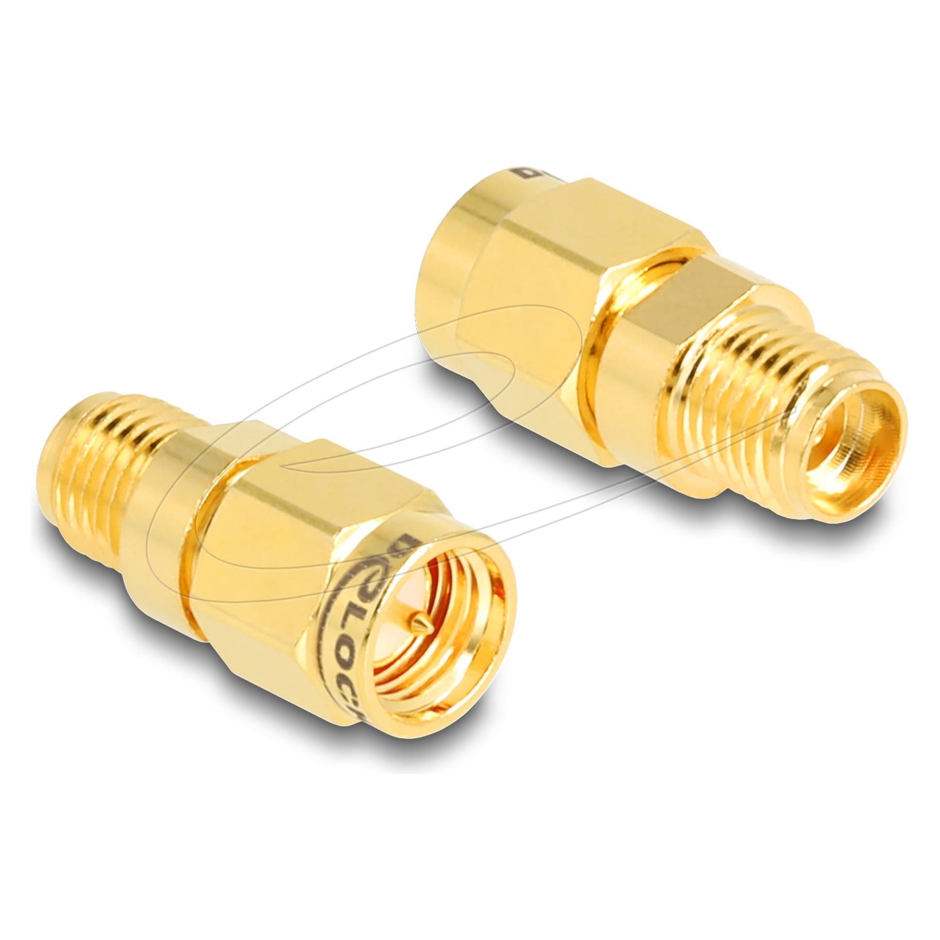 Delock Adapter SMA Stecker zu SMA Buchse C6801 (12104)