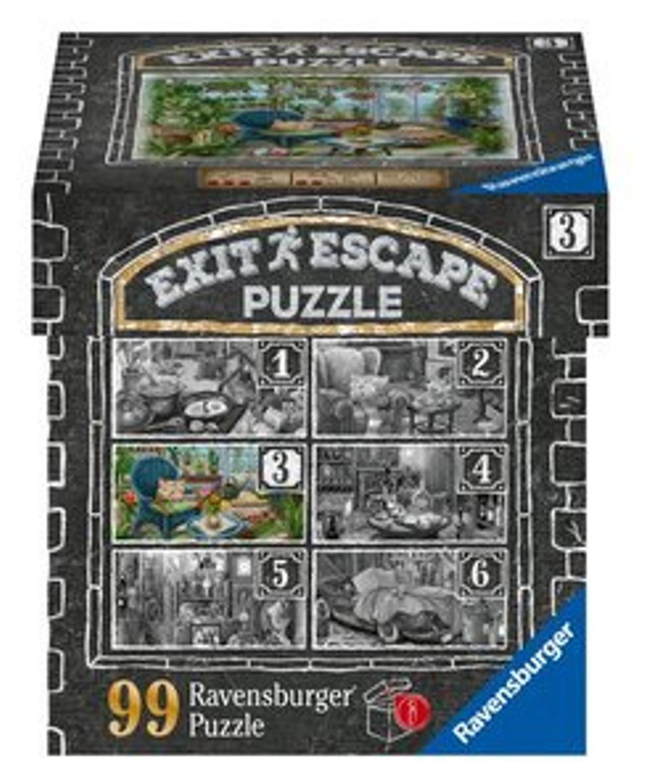 Ravensburger EXIT Puzzle In het landhuis Wintertuin 99 onderdelen