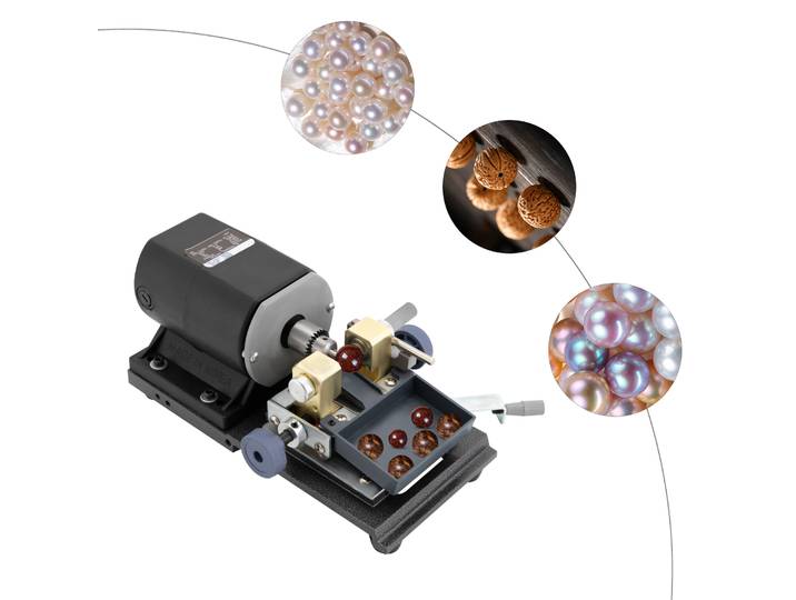 Ensemble de perceuse à perles 450W, perceuse à perles d'ambre, outil de perçage de coquillages et de coraux, machine DIY, vert/noir