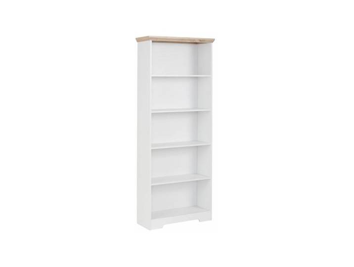 Nanna - Bibliothèque à 5 Compartiments En Effet Bois Blanc
