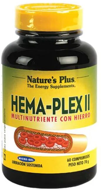 Natures Plus Hema-Plex II 60 Tabs