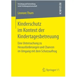 Kinderschutz im Kontext der Kindertagesbetreuung, Fachbücher von Leonore Thurn
