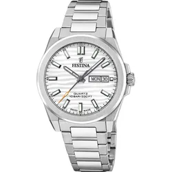 Festina Quarz Herren Dune F20073/1 - silber - 39.8mm