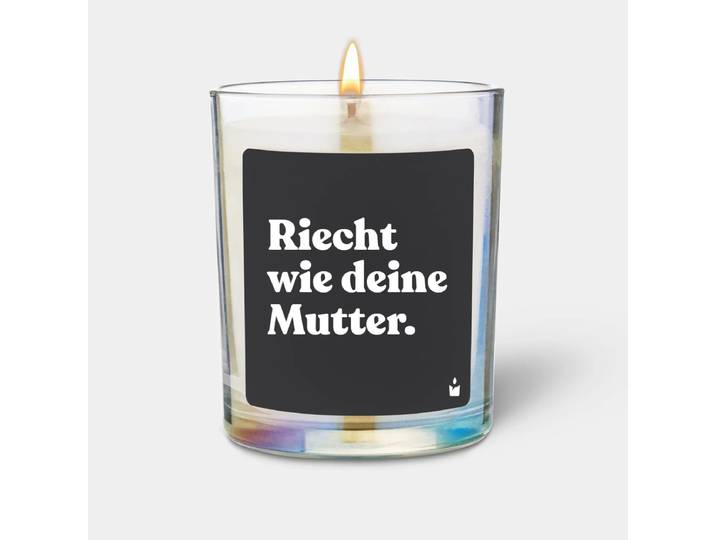 Duftkerze Woody Riecht wie deine Mutter.