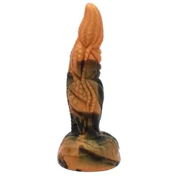 Power Monsters, Dildo, Tyrannosaurus – 20,5 cm langer, gerippter Monster-Silikondildo
