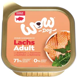 WOW Adult 150g Hundenassfutter 11 x 150 Gramm Lachs mit Tomate