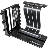 Vertikales GPU Mounting Kit, PCIe 4.0 Riser-Kabel schwarz, 20cm