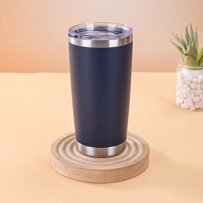 Uplifted Trends Stainless Steel Thermos Bottle With Cup For Hot And Cold Drinks black
