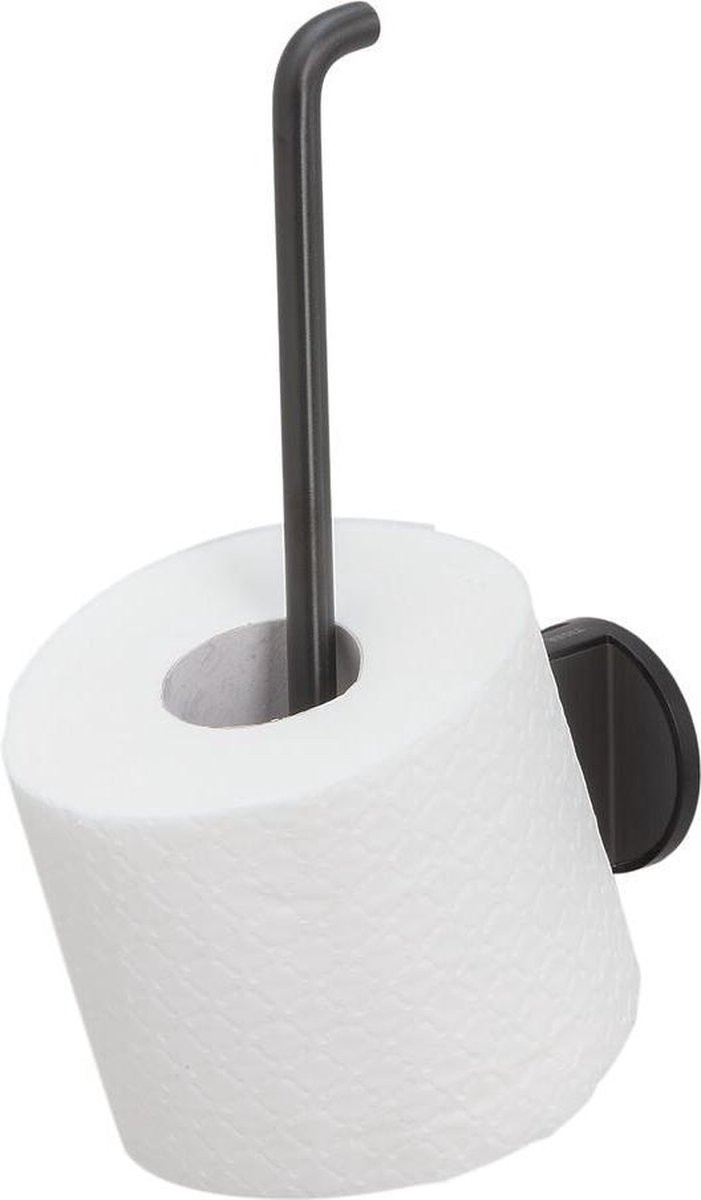 Tiger Tune Reserverolhouder - Zwart Geborsteld Metaal - Zelfklevend met 3M Tape