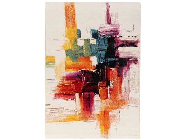 NOVATREND - Tapis de salon design PIAZZA - Multicolore - 160x230 cm