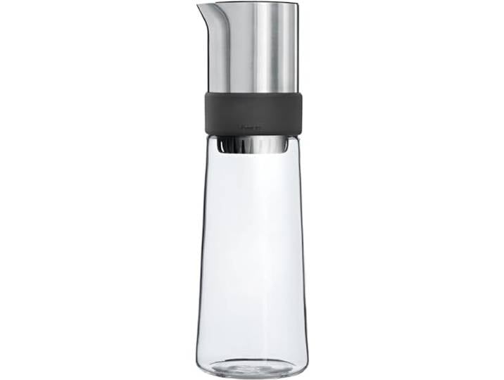 blomus Eistee-Zubereiter -TEA-JAY- Teebereiter aus Glas mit Edelstahlsieb 800 ml Farbe Edelstahl Matt, Silber / Transparent / Schwarz