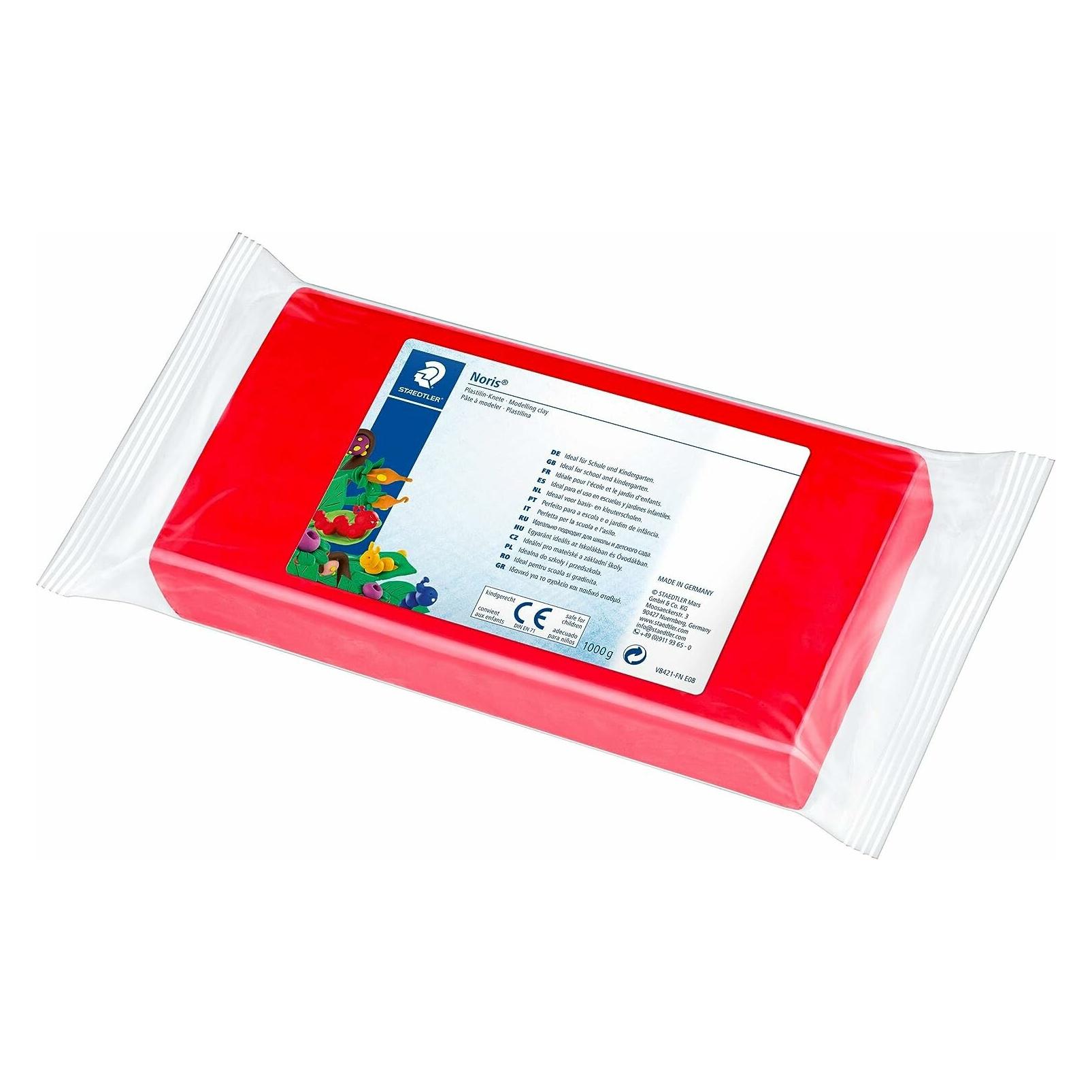 Staedtler Knetmasse Plastilin Knete 1kg rot Noris (57084165)