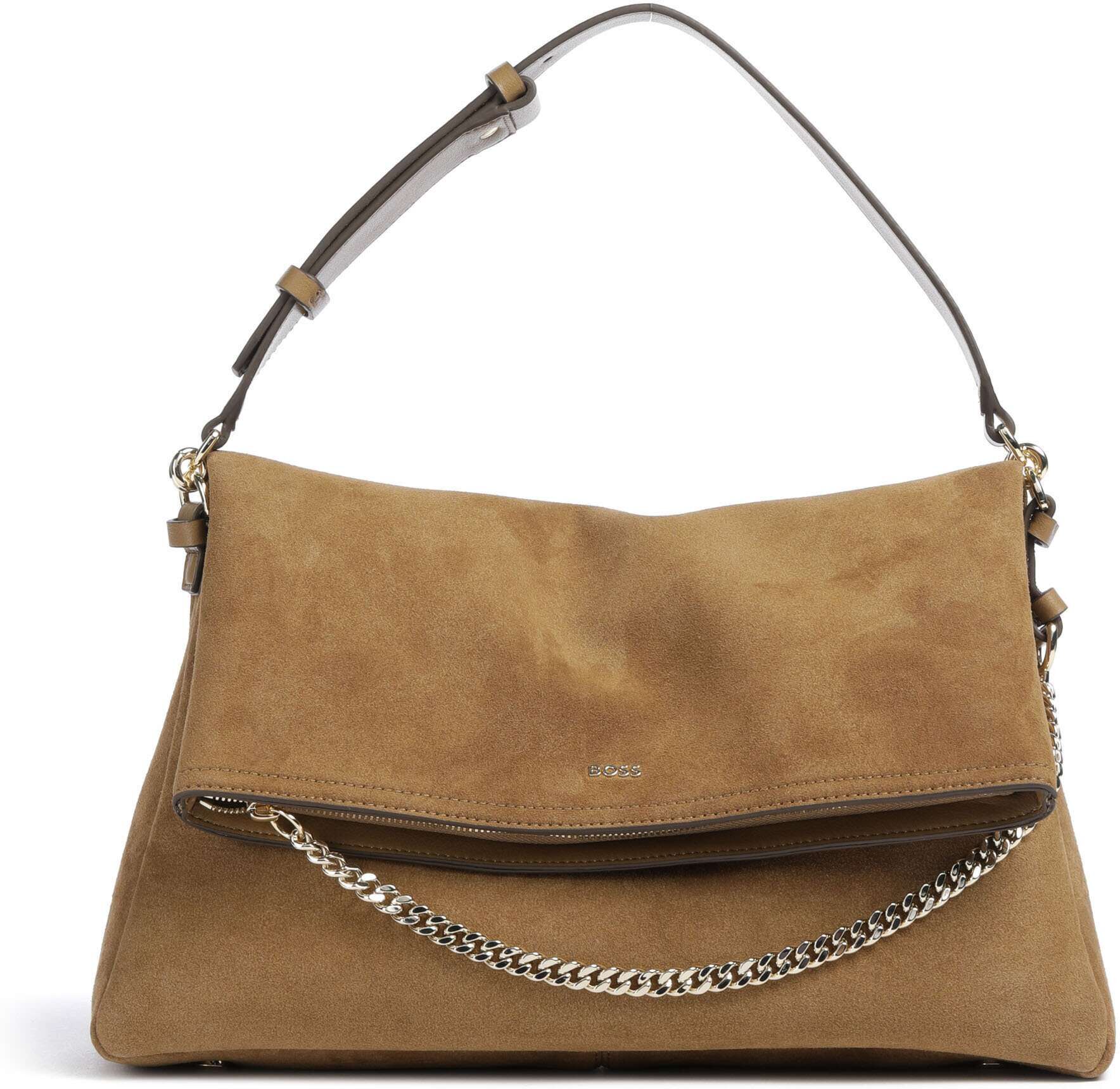 Boss Yelena Schultertasche aus Leder, braun