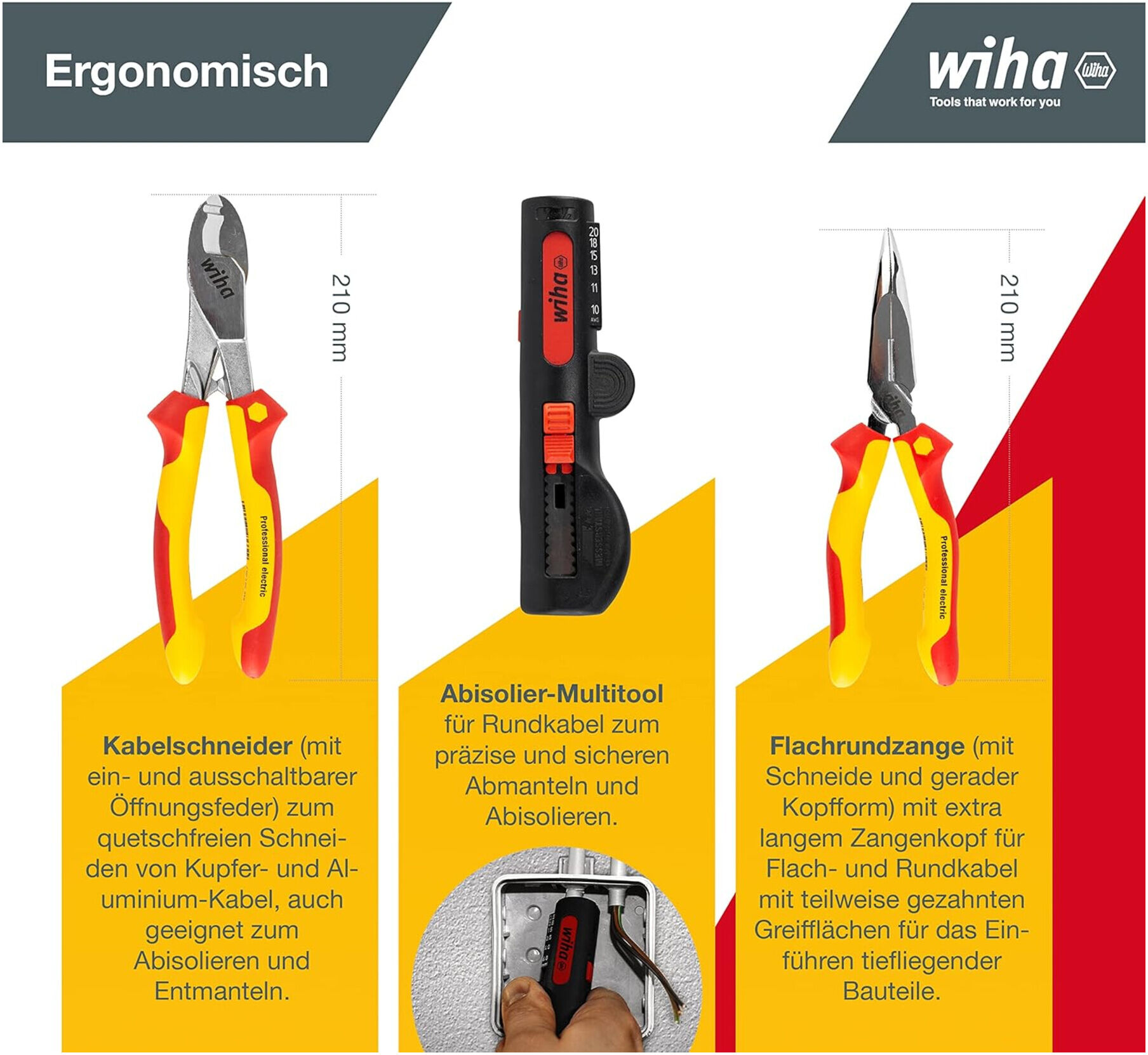 Werkzeugsortiment 23-tlg.in Funktionstasche WIHA (45289)