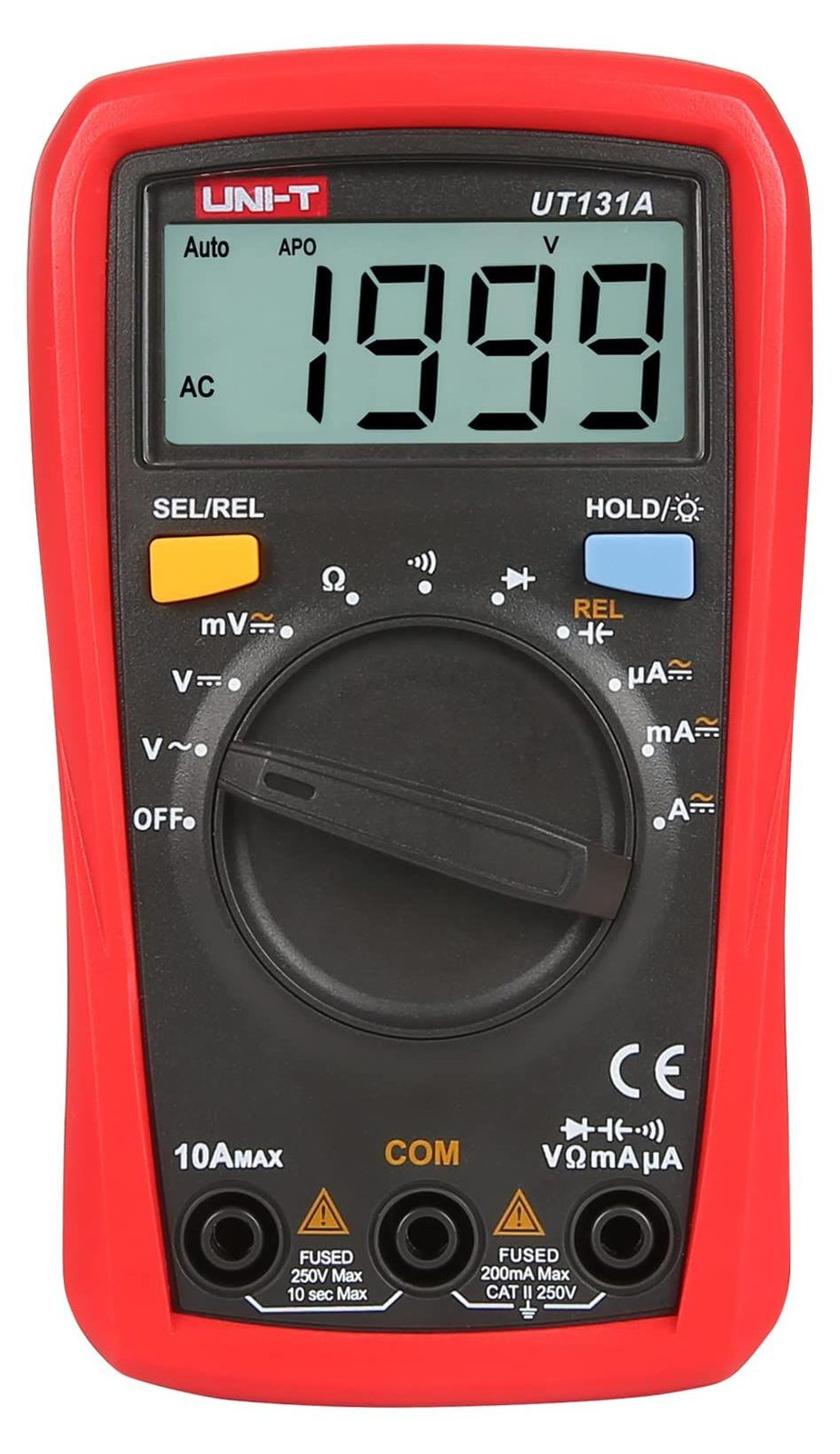 Lustrens multimeter met LCD-scherm en diodetestfunctie