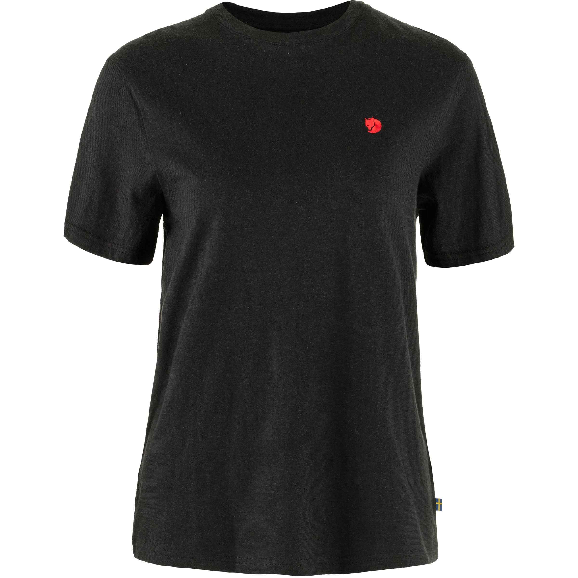 Fjällräven Hemp Blend Damen T-Shirts schwarz Größe XL Camping Hautfreundlich