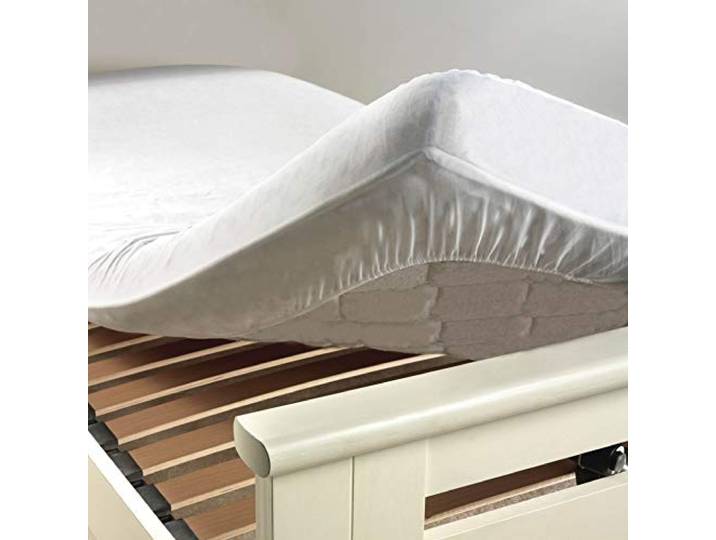 Douceur d'Intérieur\, Protège Matelas (140 x 190 cm) Molly 30 Blanc\, Molleton