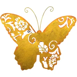 möbel direkt online Wanddekoration Butterfly goldfarben