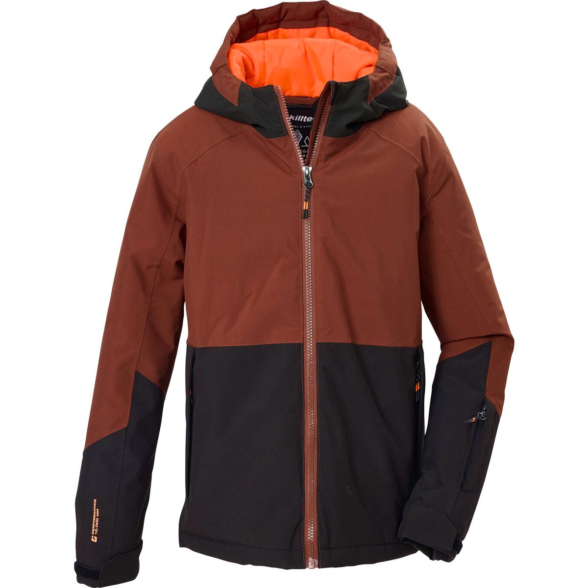 killtec KSW 205 Boys Ski Jacket kastanie (00323) 176 44855-000-00323-176