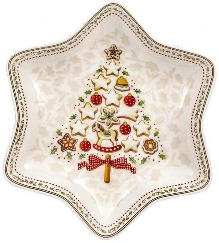 "Villeroy & Boch Winter Bakery Sternschale mittel" weiß Einheitsgröße