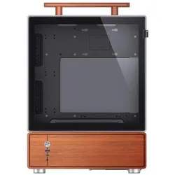 Jonsbo T7 Silver (mATX, Mini-ITX), PC Gehäuse, Silber