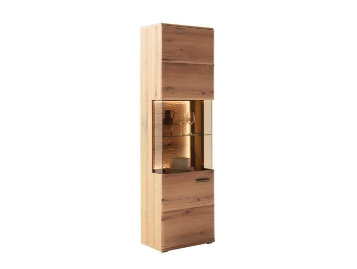 Vitrine Naxos , Eiche Evoke , LED Beleuchtung