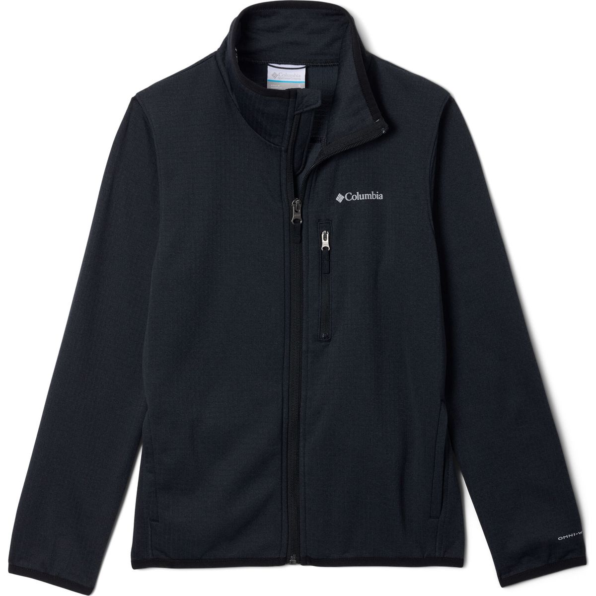 Columbia Youth Essential Hike Grid Fleece Jacket black (010) S 215646-2156461-010-S