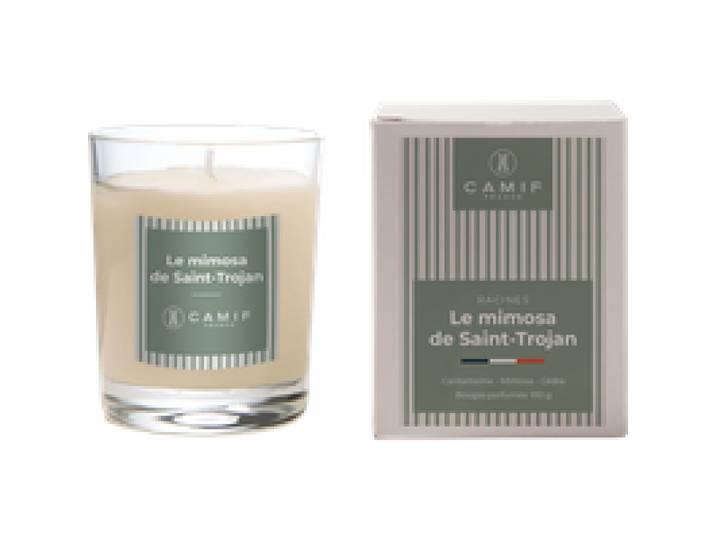Bougie parfumée Le mimosa de Saint-Trojan