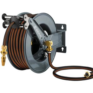 GEKA Schlauchtrommel plus PA30GSK, 42.9031.9, 25m Schlauchlänge, Wandmontage, Einzugautomatik