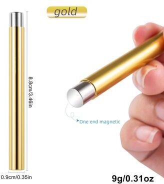 Uplifted Finds Cat Eye Nail Magnetic Stick For UV Gel Polish Effects short Golden