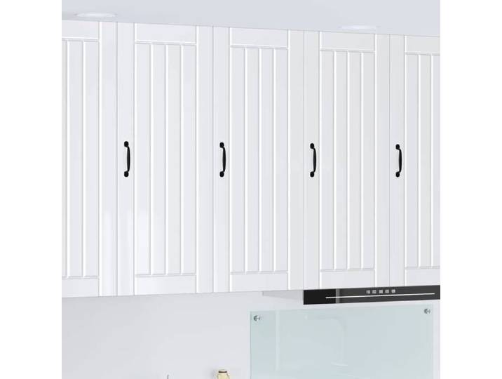 Cabinet de cuisine 1 PC Buffet Cuisine vaisselier Blanc brillant 40x31x100 cm A13473