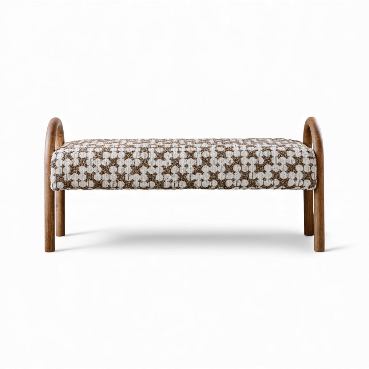 Indore Home Hilton Bankje - Bruin Beige