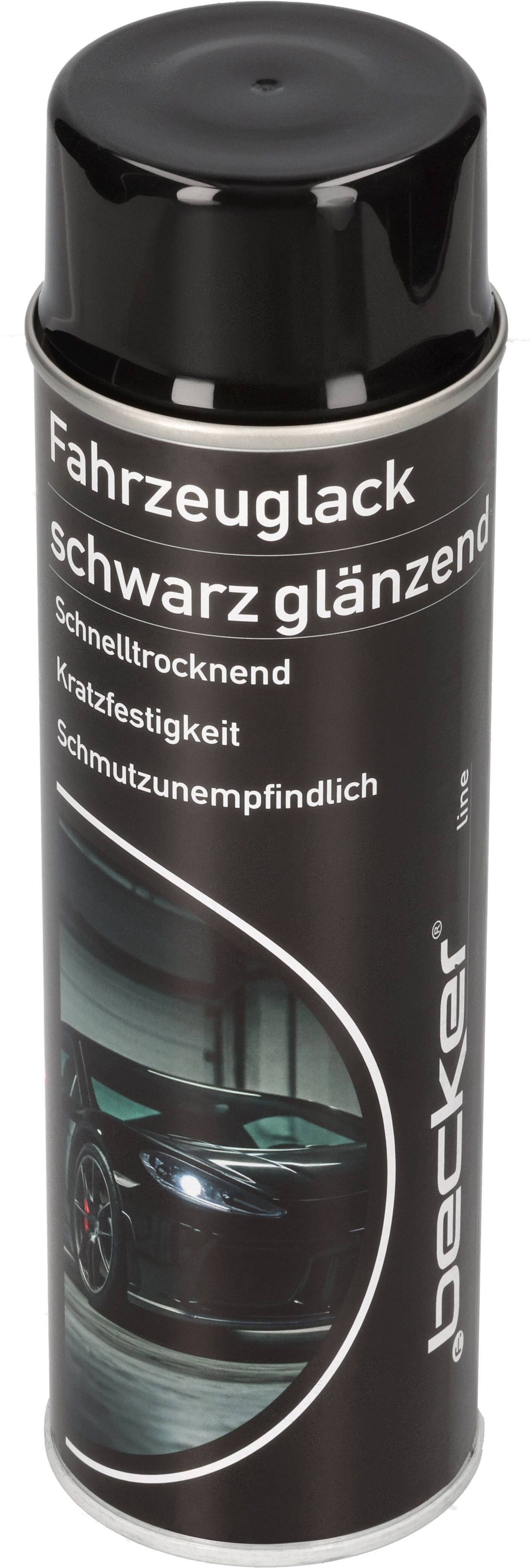 F.Becker Fahrzeuglack Schwarz Glänzend [500 Ml] 80810009 0.5l