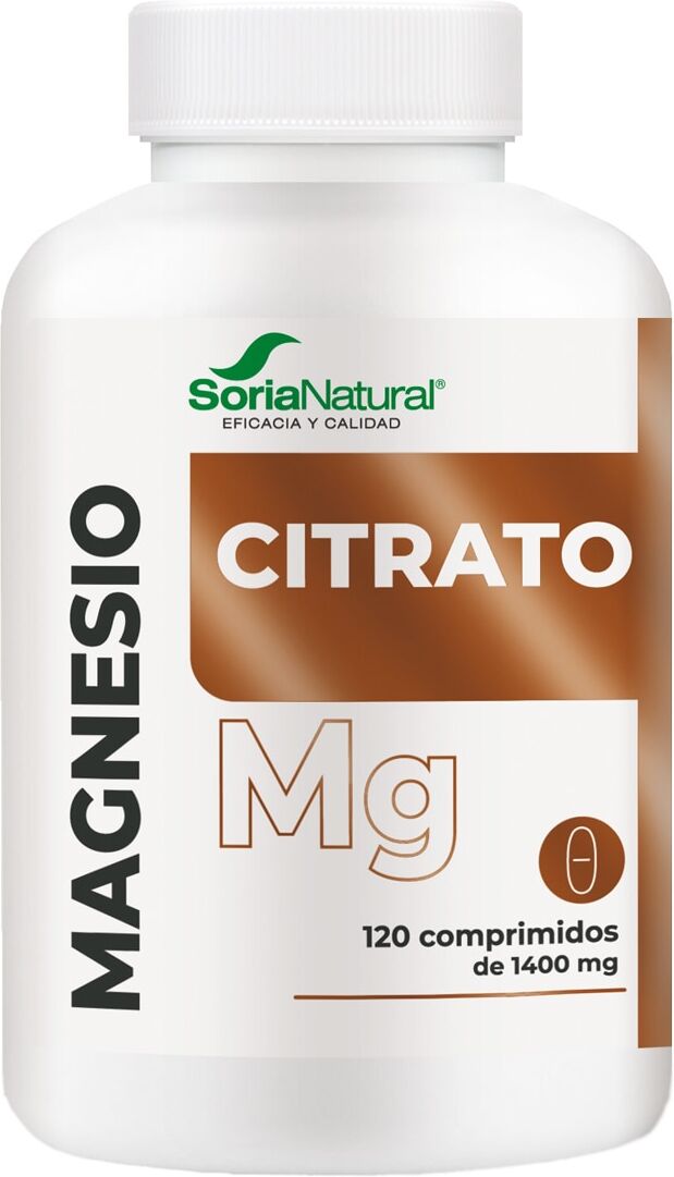 Soria Natural 120 Comprimidos Citrato De Magnesio .