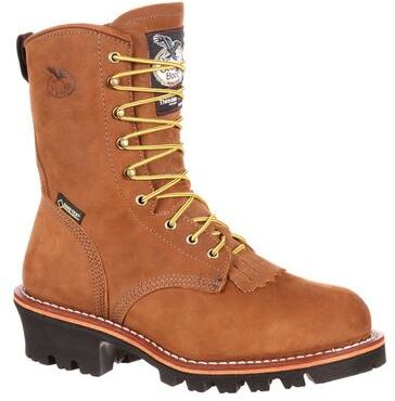 "Georgia Boot Logger 8"" Insul St Toe GoreTex - Mens 11 Tan Boot W"