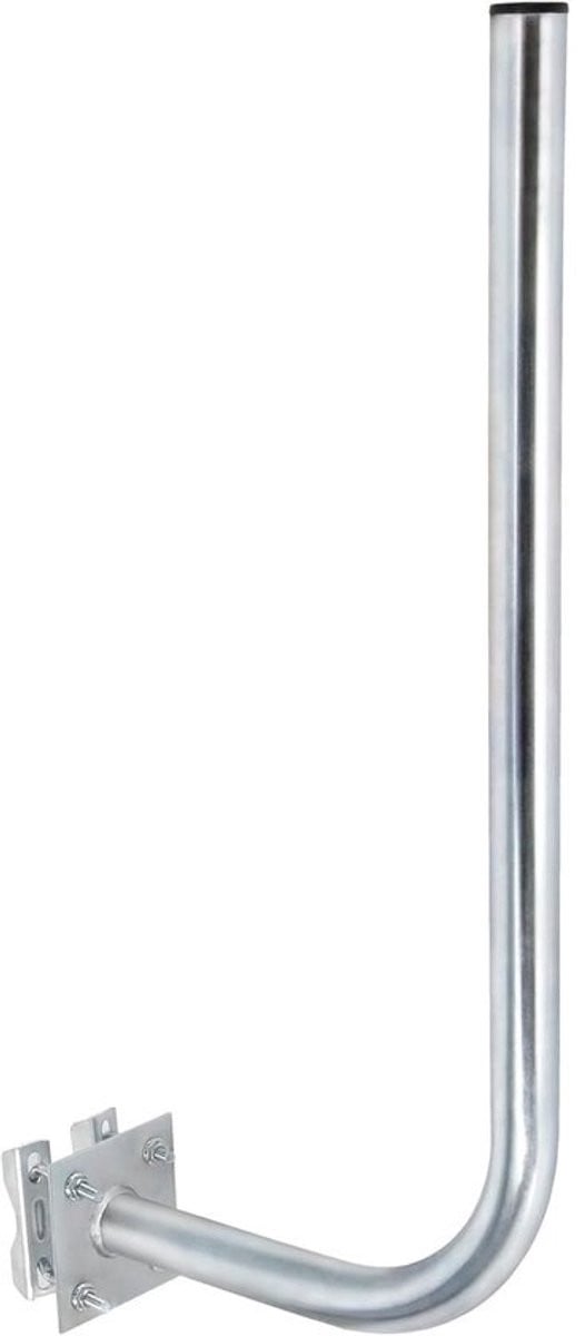 Wandhouder 30cm met extra lange mast van verzinkt staal Ø 38mm