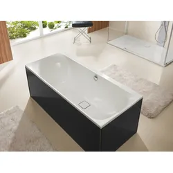 Hoesch Acryl-Badewanne Thasos Rechteck 1700x750 mm, weiß, Wassertiefe 490 mm