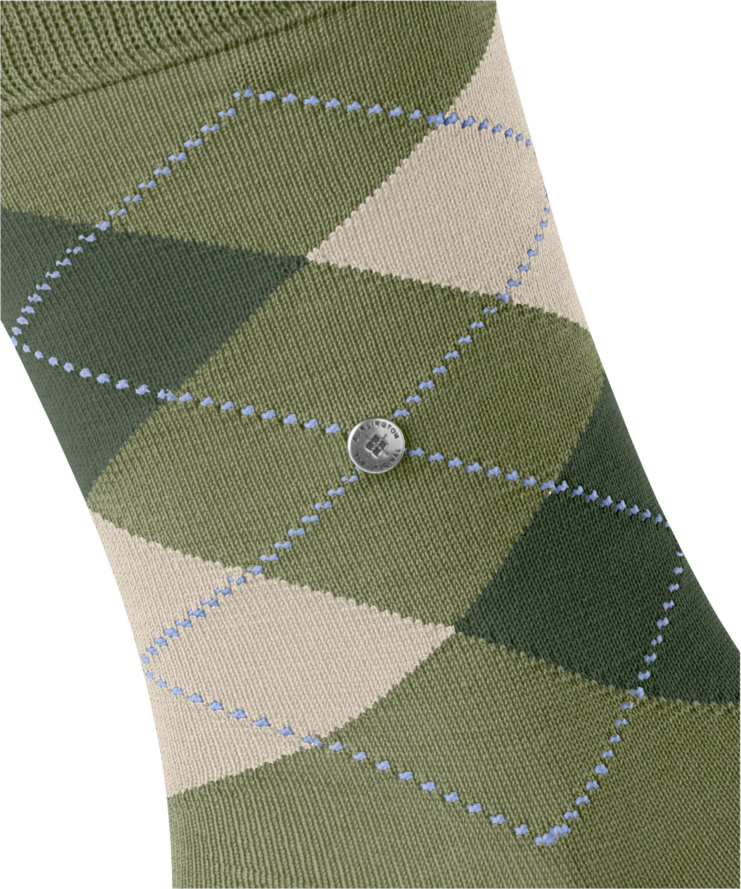 Socken BURLINGTON "Manchester", Herren, Gr. 40, grün (lime grün), Baumwollmischung, Argyle-Muster, Socken Socken, Einheitsgrösse 40-46, Argyle-Muster, Burlington-Clip lime grün 40