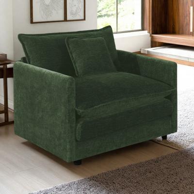 "41.4"" Chenille Modern Accent Chair with Flexible Combination Design"