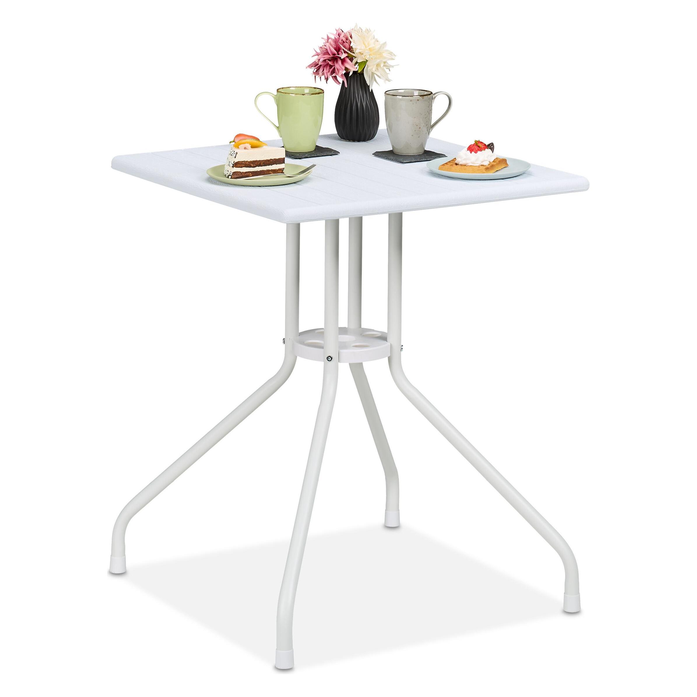 Relaxdays Gartentisch (62 x 62 x 73 cm) (4052025495763)