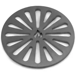 Ofenrost aus massivem Stahl - Rund 18cm - langlebiger als Gussroste - für Öfen und Kamine