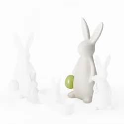 Milo Osterhase aus Porzellan - Osterdeko für Zuhause 21 cm