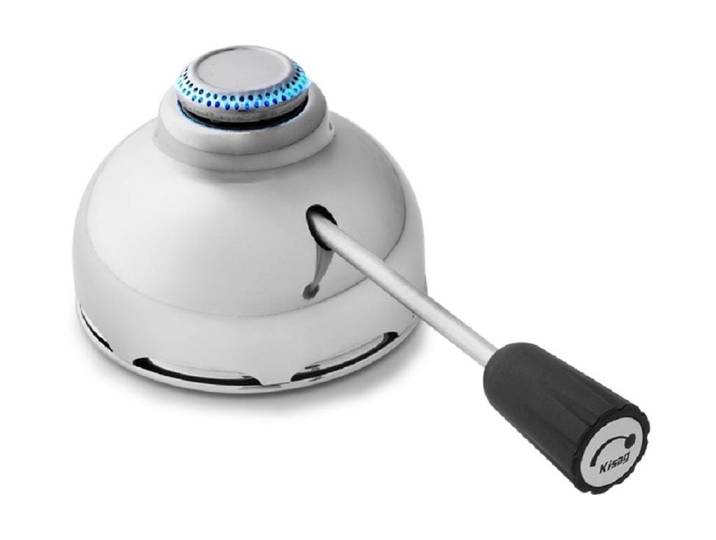 Gaskocher Kisag Classic , grau, B:8,4cm, Edelstahl, Gaskocher, Gaskocher